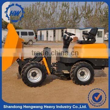 Innovative 4X4 Garden Mini Concrete Crawler Dumper