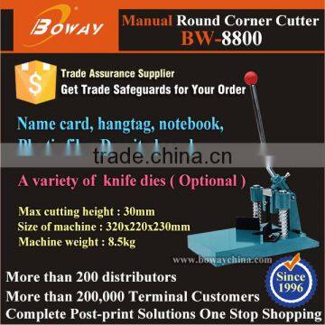 30mm cut height Hand operated Manual round corner cutting machine