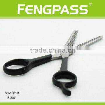 S3-1061B 6-3/4" Inch 2CR13 Stainless Steel With PP Handle Double Thinning Hair Scissors photo-3