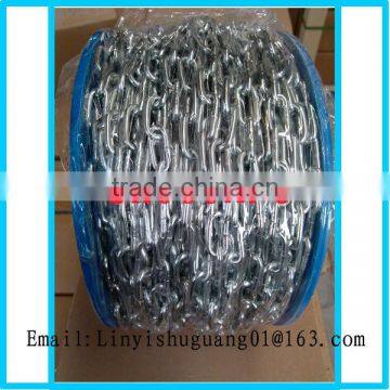 G30 Standard Electro Galvanized Welded Iron Chain