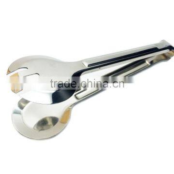 Heat Resistant Kitchen Accessories 9'' Stainless Steel Barbecue BBQ Clip, Food Tong, Salad Tongs photo-4