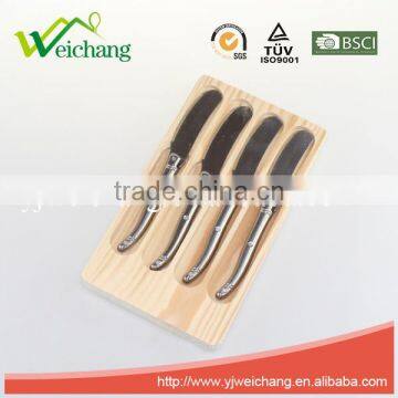 WCJ847 High Quality All Stainless Steel Cheese Knife 4 Pcs Butter Knife Set