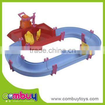 New plastic water track toy kids play water games equipment