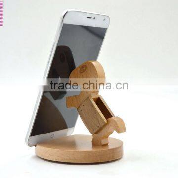 beech wood phone holder,high quality wooden holder