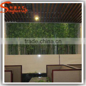 Wholesale Plastic Artificial Lucky Bamboo Plant Fence for Garden Decoration photo-4