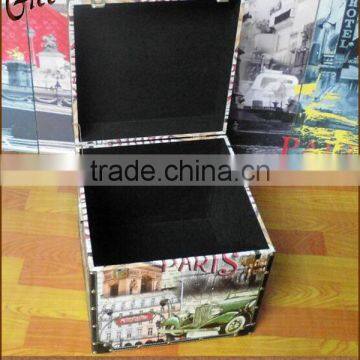 Beauty Large Wooden Storage Box Trunk Box photo-3
