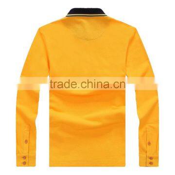 Men Long Sleeves Polo t Shirt photo-3