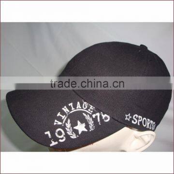 2016 100% cotton fabric baseball hat and cap with metal buckle