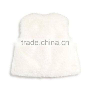 Infant Girls' Faux Fur Vest Wholesale Children's Boutique Clothing Kids Clothes HSC5623 photo-3