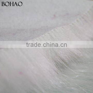 Light Color Pretty Nice Looking Long Hair Artificial Fur Fabric Textile photo-3