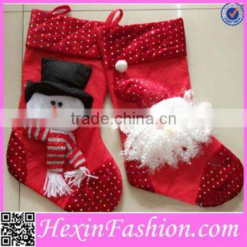 2014 New Style Best Selling Santa Snowman Christmas Stockings photo-3
