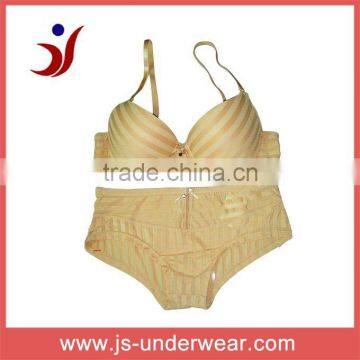 lady fashion nude bra bikini set