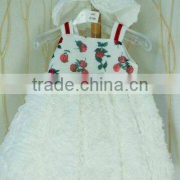 Baby princess dress,printed cotton casual dress