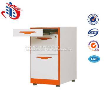 Luoyang Factory Direct 3 Drawers Pedestal Metal Filing Cabinets photo-2