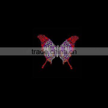 Clothing Decoration Butterfly Texans Hot Fix Rhinestone Transfer Designs photo-2
