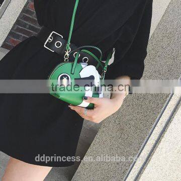 Newest Animal Shape Kids Bag Green Bag Shoulder Hand Casual Cosmetic Bag photo-6