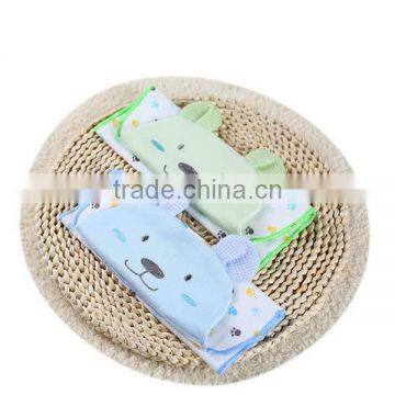 2017 High quality printed baby towel cheap double sides kids back sweat towel