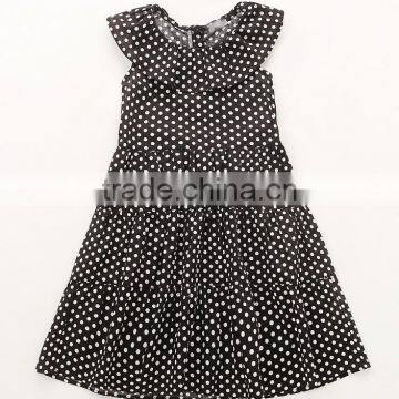 Wholesale Baby Clothes Boutique Design Kids Polka Dot Dress Cotton Girl Party Wear Dresses photo-2