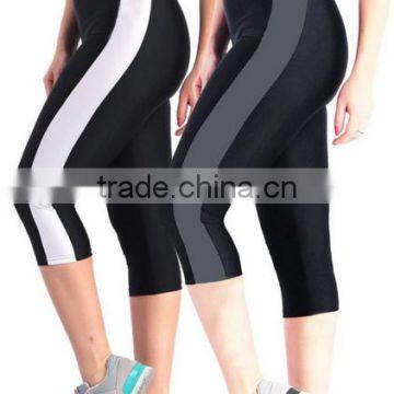 OEM Service 3/4 Length Tights Stretchable Spandex Fitness Leggings for Yoga, Running photo-6