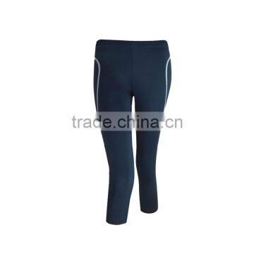 Workout Knee Length Yoga Pants Active Wear Yoga Capri Pants photo-2