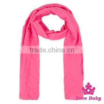 Yiwu Lovebaby Factory Hot Sale Solid Color Linen Polyester Baby Casual Scarf Cashmere For Women photo-2