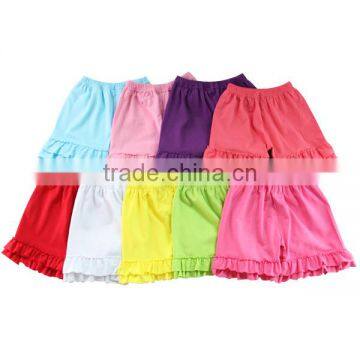 2017 Wholesale Boutique Children Clothing Baby Kids Cotton Summer Shorts Candy Colors Icing Shorts photo-2
