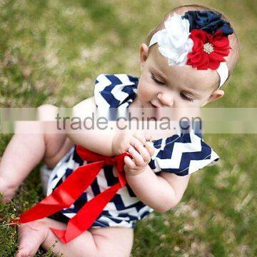 Silky 4th of July Headband Stock, Rhinestoned Headbands Satin