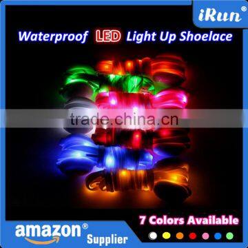 Flat Athletic Colorful Red LED Flashing Shoelaces Promotional Customized Colorful LED Shoelace - Wholesale Boot LED Laces photo-5