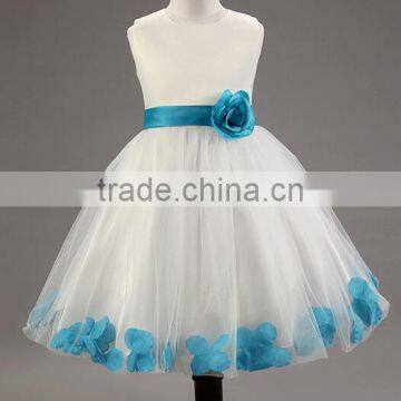 Walson Anna Frozen Cosplay Wholesale Party Frozen Birthday Items Shoulder Flowers Crocheted Skirt photo-3