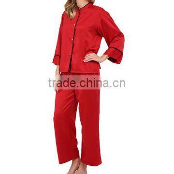100% Polyester Sleepwear Hot Sexy Nighty Custom Pajamas photo-3