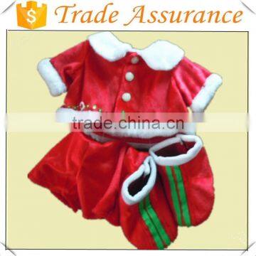 Factory Seals Christmas Santa Costume Sets For Children