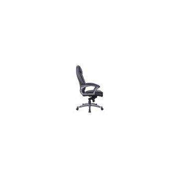 High Back PU Leather With Silver Handle Office Chair photo-2