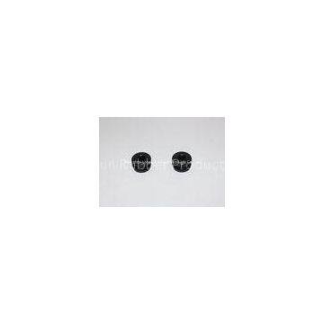 Black Small NBR Rubber Plugs And Grommets 10MM OD Customized