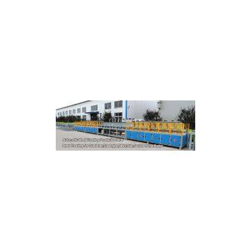 Long bar induction hardening and tempering machine
