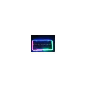 Neon License Frame