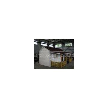 Sloped Roof Portable Prefab Modular Homes Easy Assembled As Shop