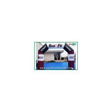 Durable Waterproof Outdoor Event Inflatable Arch , Inflatable Finish Line