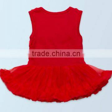 2017 Hot Sell Baby Cotton Princess Skirt Body Clothing Baby Full Moon Birthday Dress photo-2