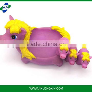 Swimming horse wiht baby toy bath toy