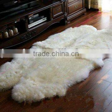 Mongolia Lamb Fur Cushion(violet)