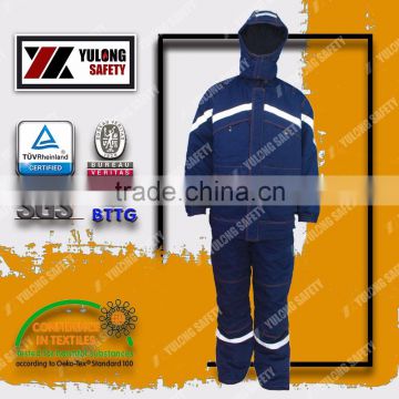 China woven fabric fireproof coveralls