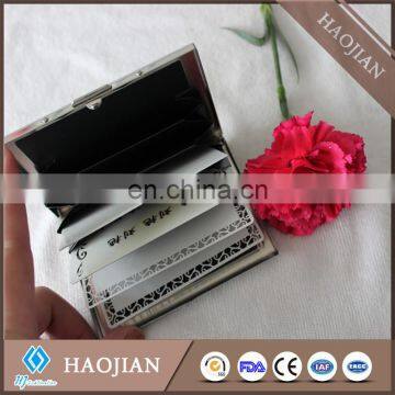 sublimation metal namecard cases card holders metal business card holder