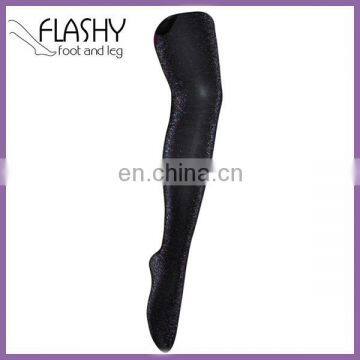 Ladies sheer sparking shining lurex popular fashion tights