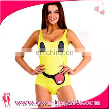 2016 Wholesale Hot Sexy Fat Women One Piece Plus Size Swimwear photo-6