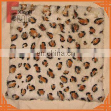 Top quality rabbit dyed color rabbit fur cushion