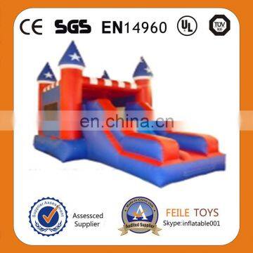 cheap inflatable jumping bouncer slide combo for kids,inflatable dry slide