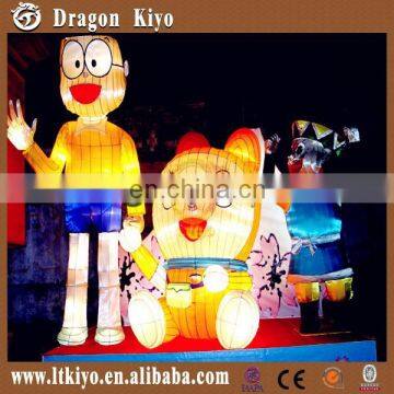 2015 Chinese Silk Arts For Cartoon robot dog and cat