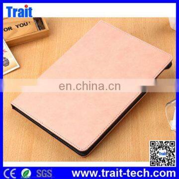 Beautiful Color Wallet Style Side Flip Stand Card Slots Elastic Belt for Ipad Air 2 Leather Case photo-2