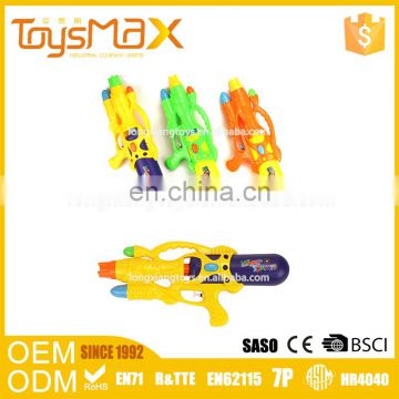 Most popular plastic orange green yellow funny children's water cannon for water park with certificates