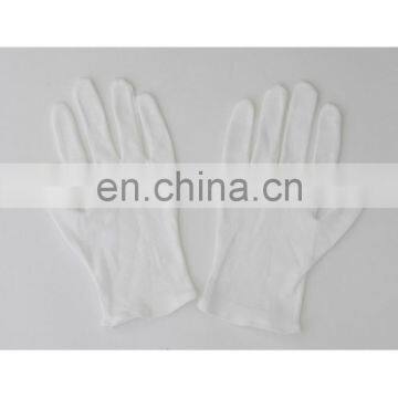 China Supplier White Working Cotton Glove with Good Quality and Low Price